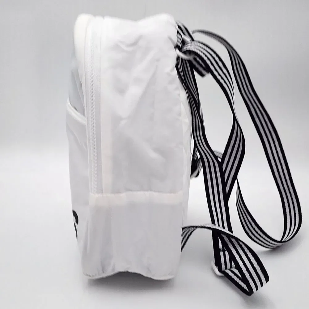 Adidas Unisex Core Polyester Mini Backpack - White‎ Jersey/Black